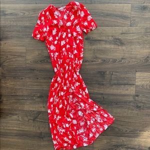 Zara Premium Denim Collection Button Up Dress